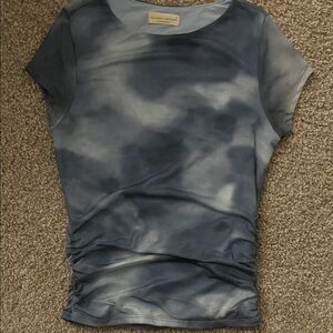 Tie-Dye Navy Short Sleeve Crewneck Tee